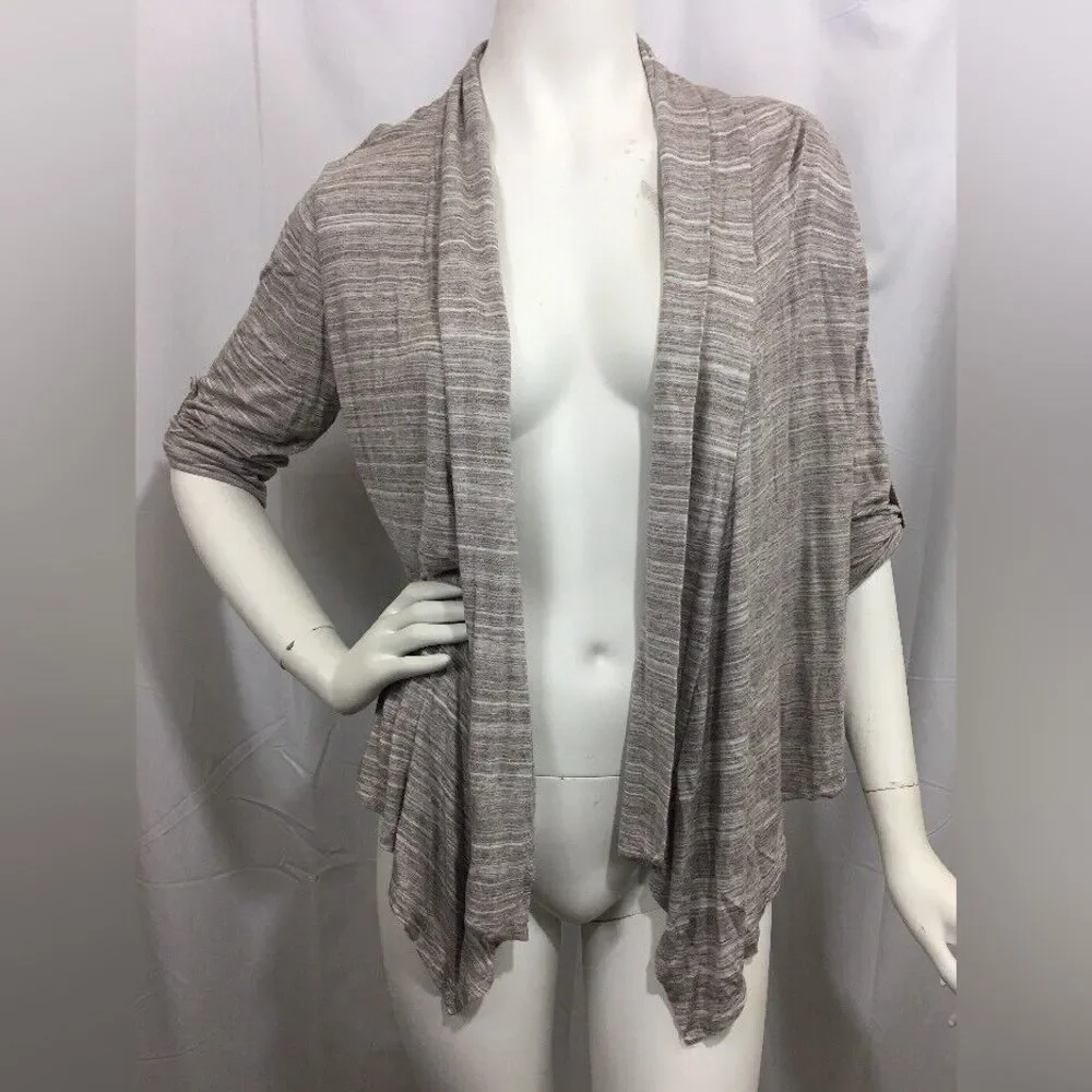 NEW YORK & COMPANY Women's Cardigan and Black Tank Top Chic Layering Set